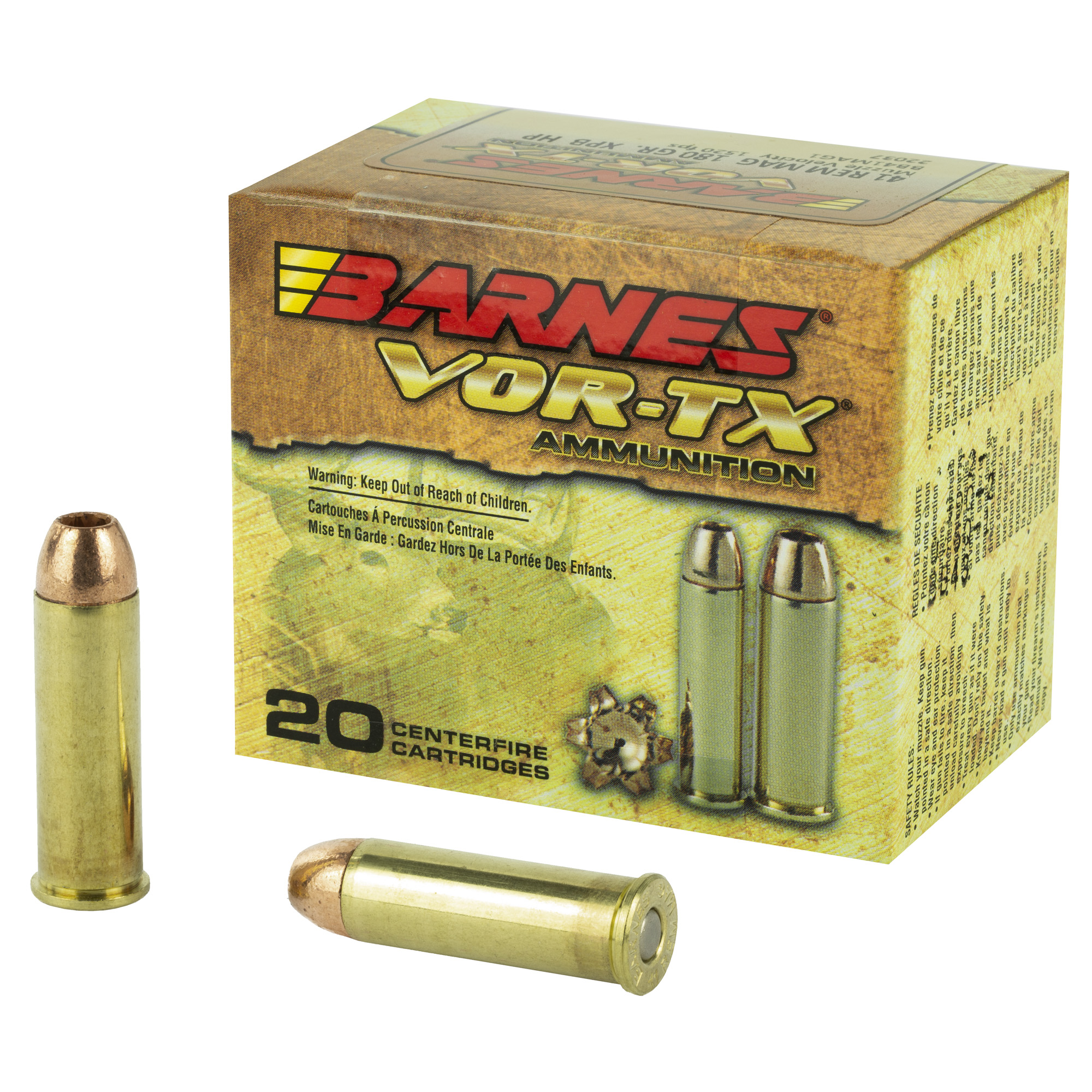 Barnes VOR-TX 41 Magnum 180Gr 22037-img-1