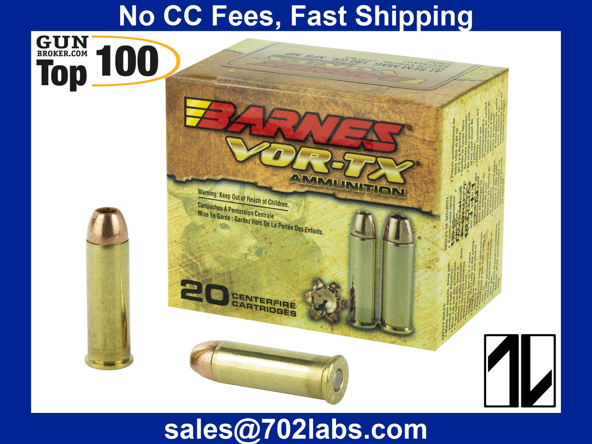 Barnes VOR-TX 41 Magnum 180Gr 22037-img-0