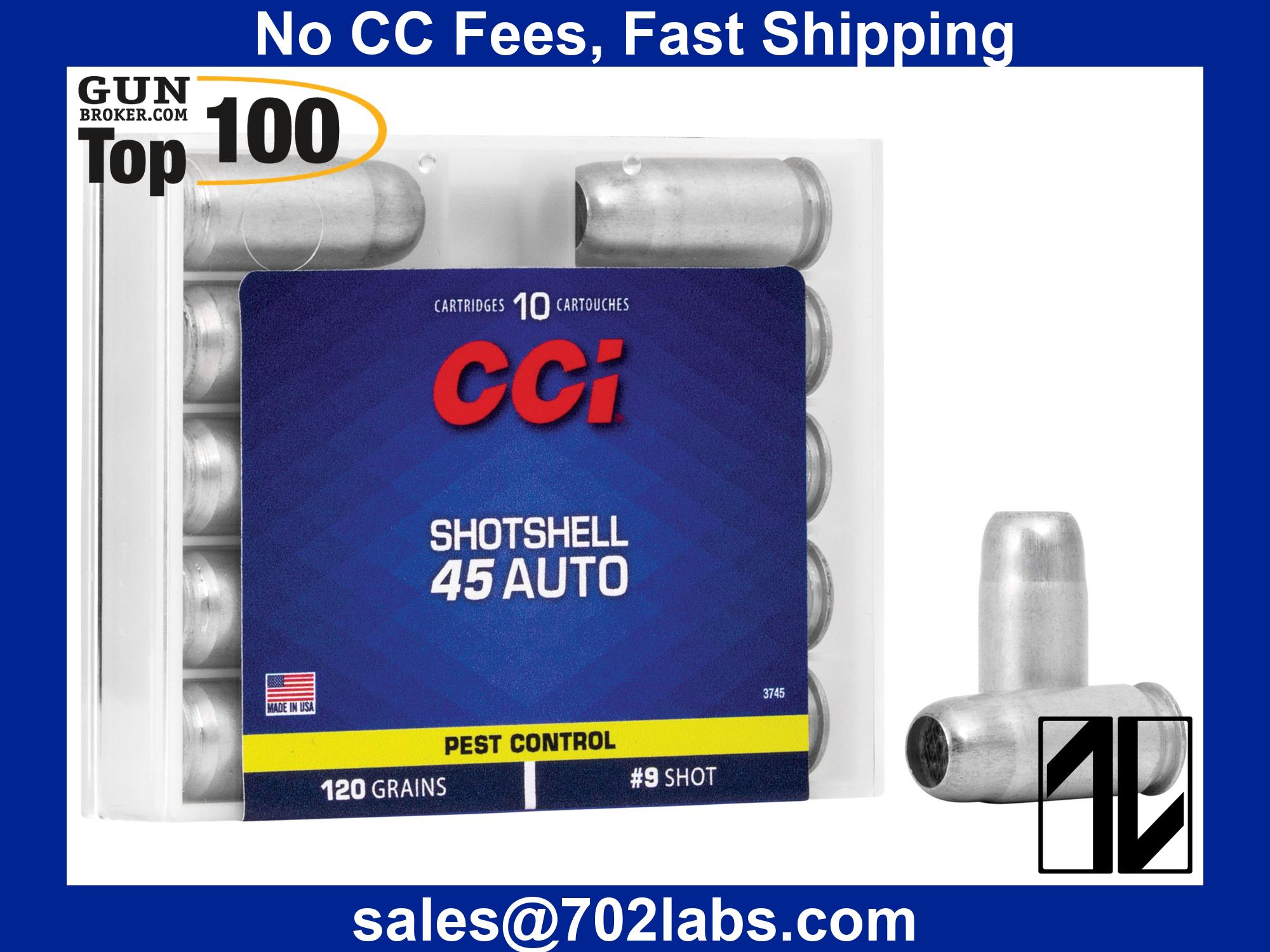 CCI 45 ACP 120 Grain #9 Shotshell-img-0