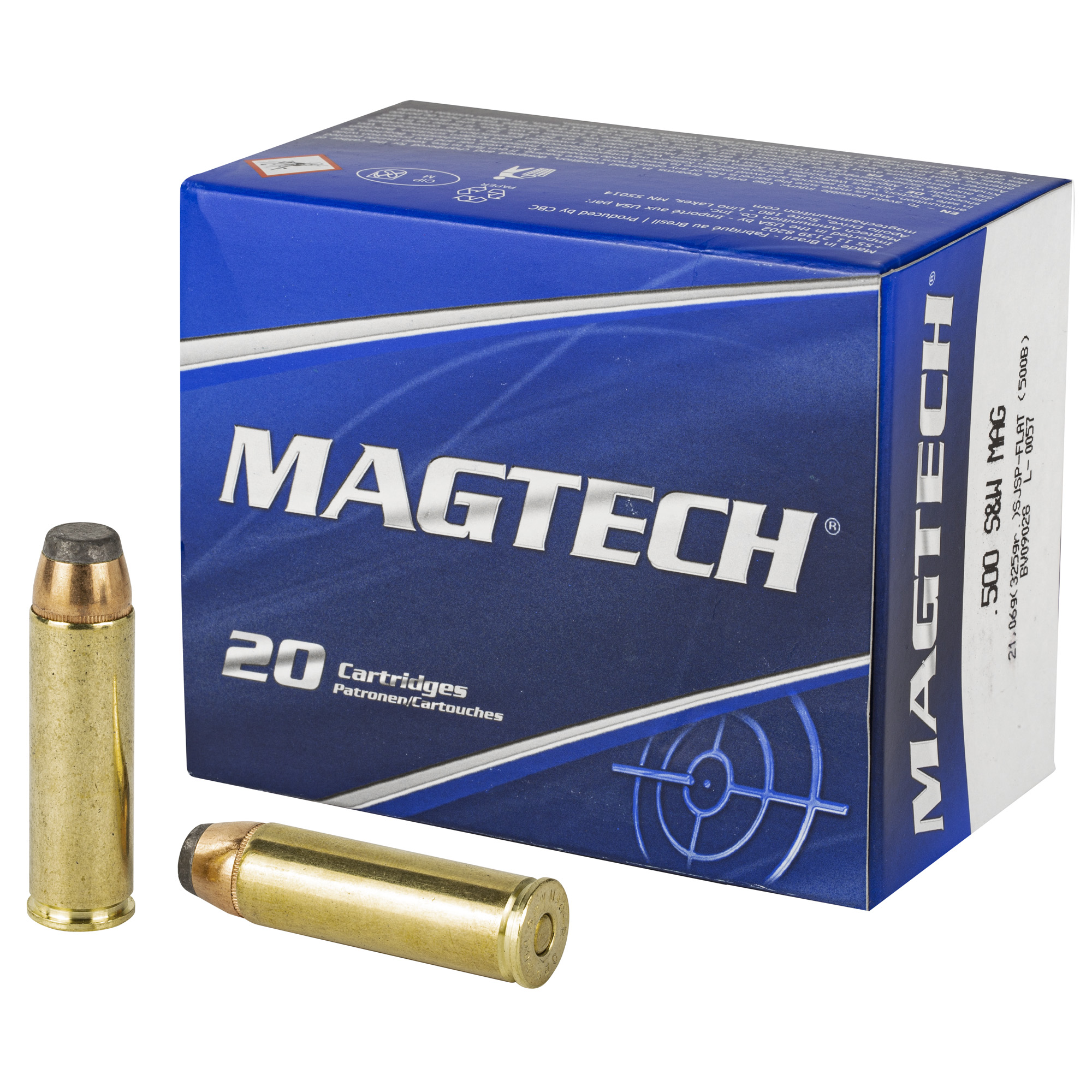 500 S&W Ammo Magtech 500 Magnum Ammo 325gr-img-1