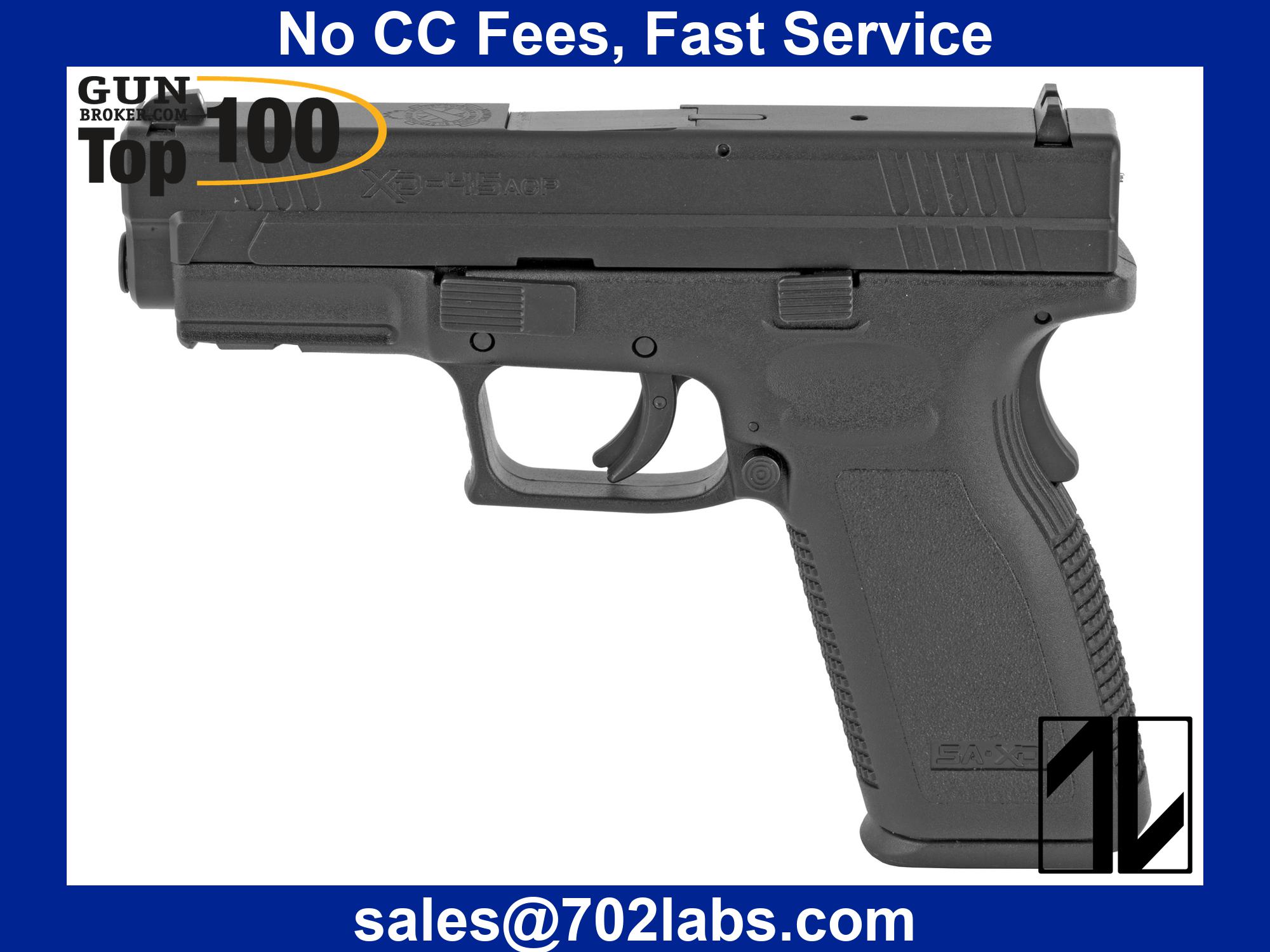 Springfield XD 45 ACP XD9611 Semi Auto Pistols at
